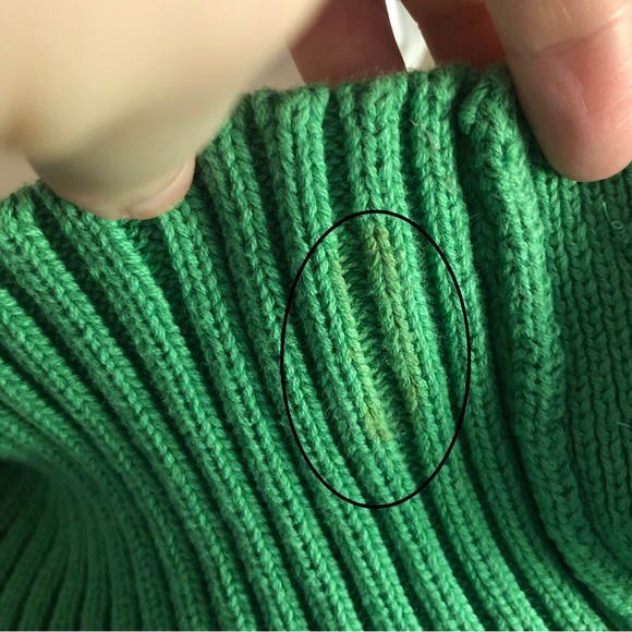 Vintage Y2K Karen Scott Kelly Green Buttoned Sweater - Picture 8 of 8